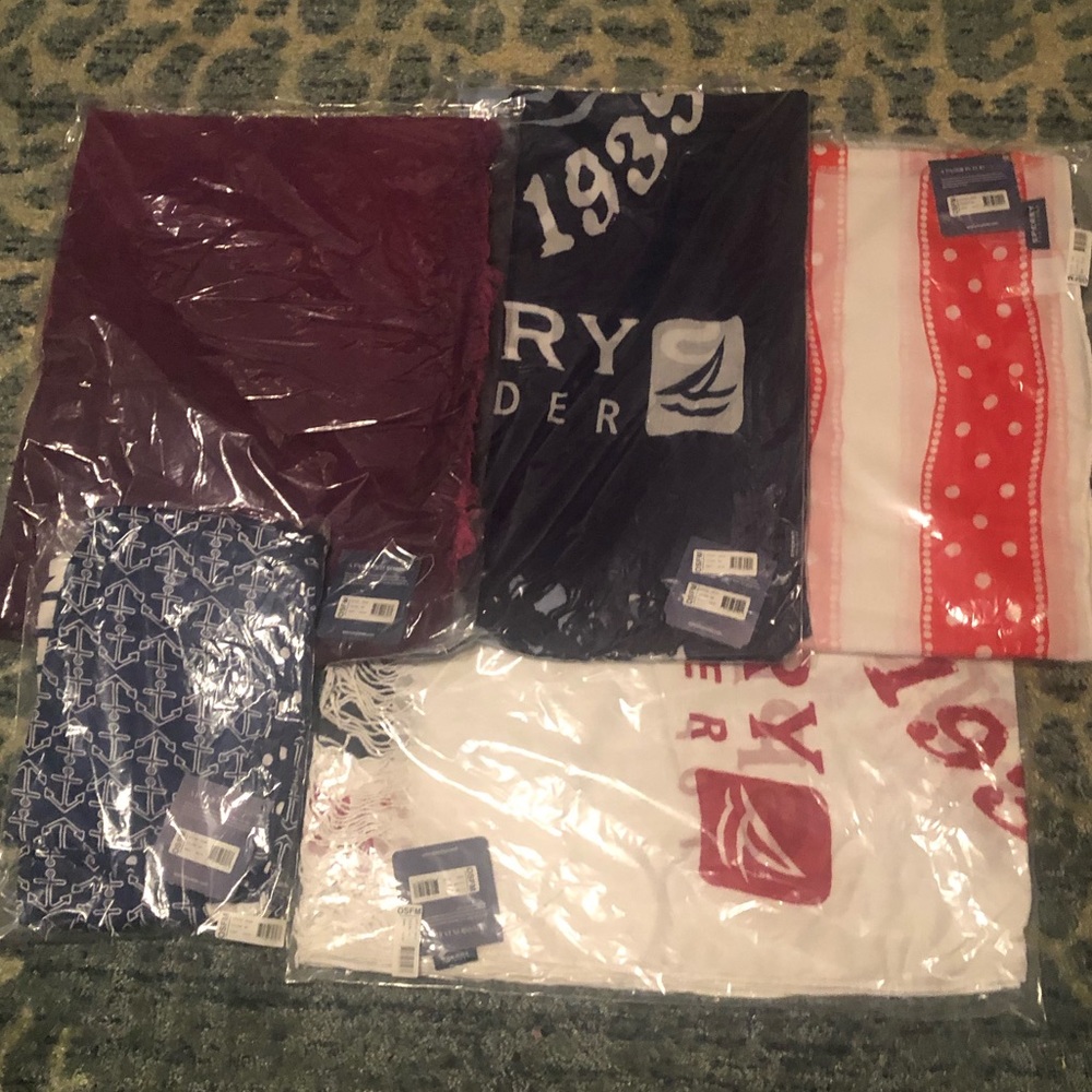 Sperry Scarf Bundle NWT